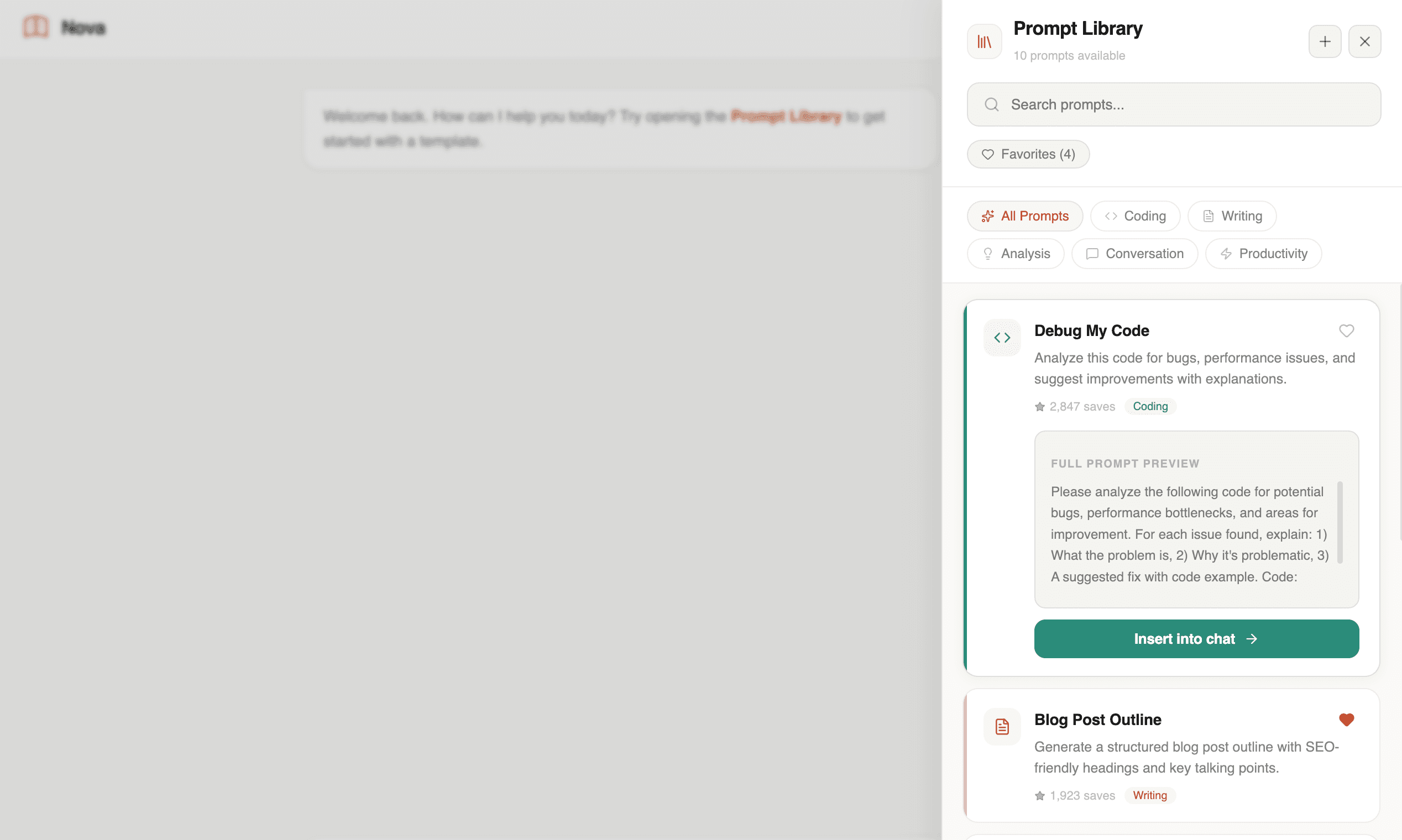 Promptcase screenshot 1