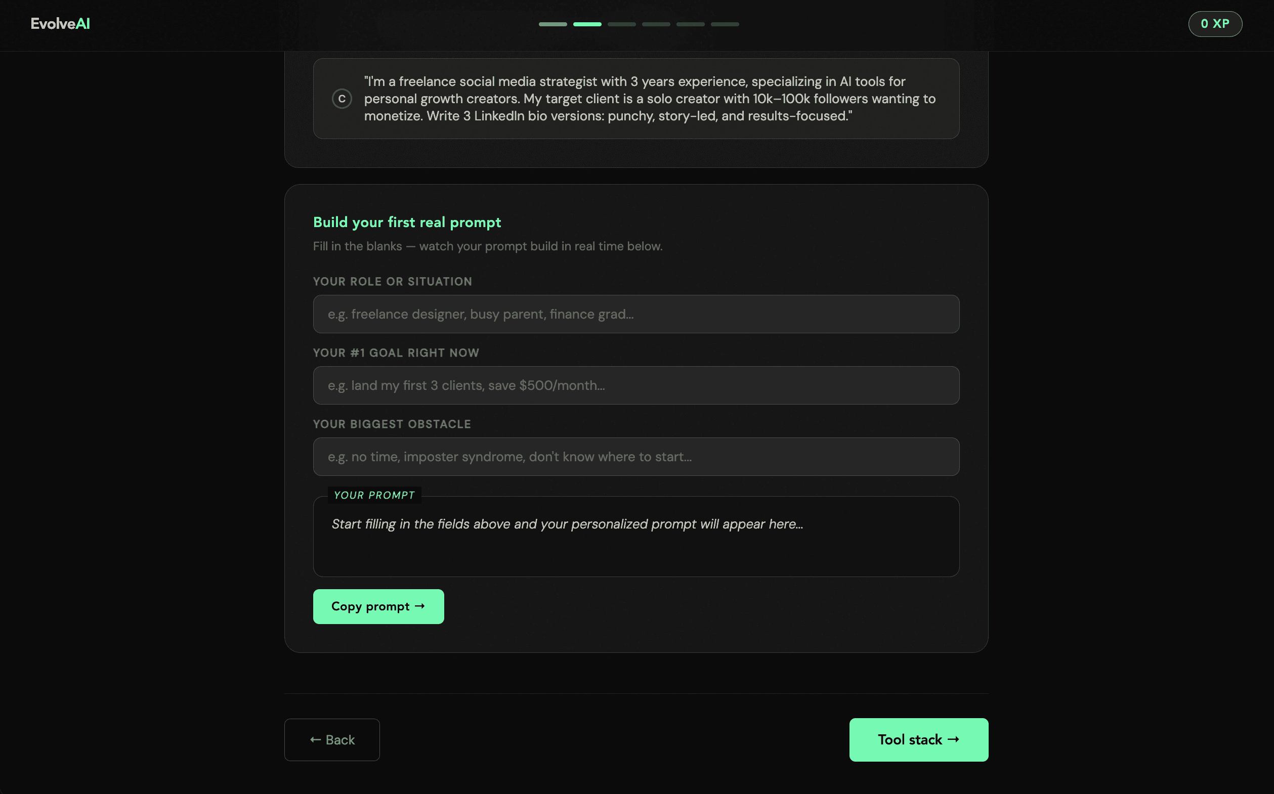 EvolveAI screenshot 3
