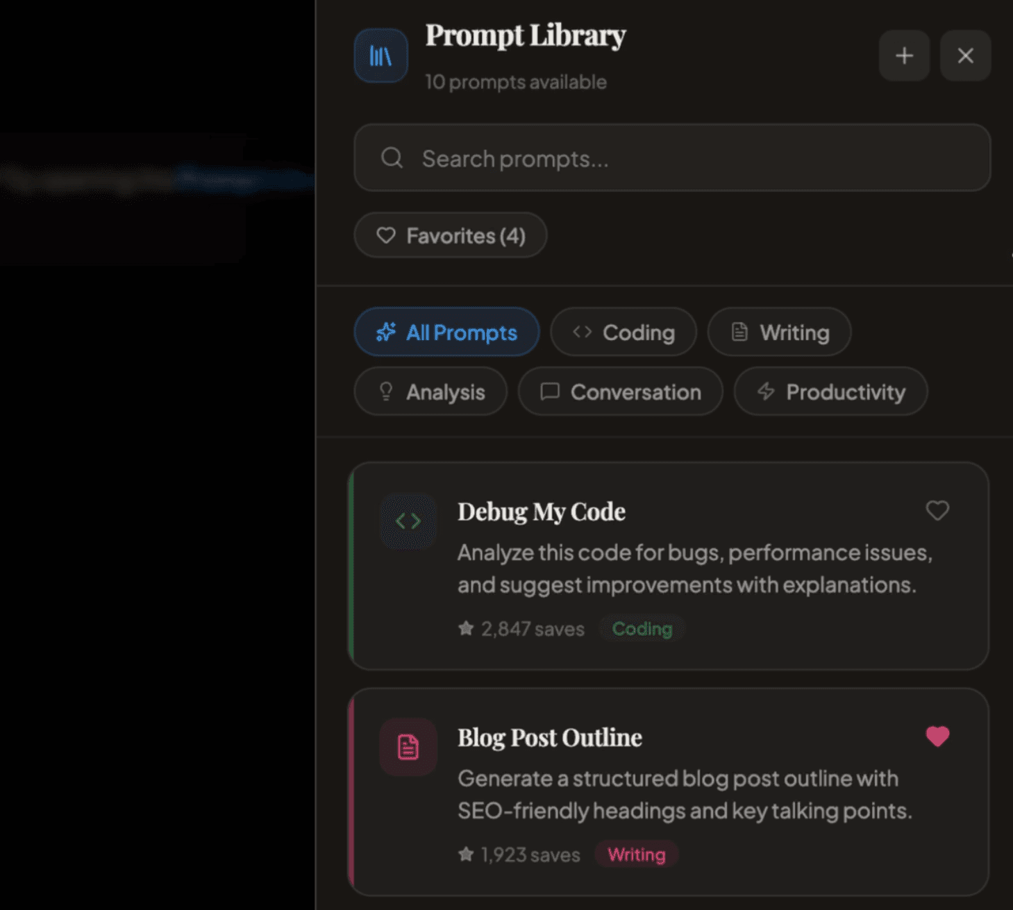 Promptcase screen 5
