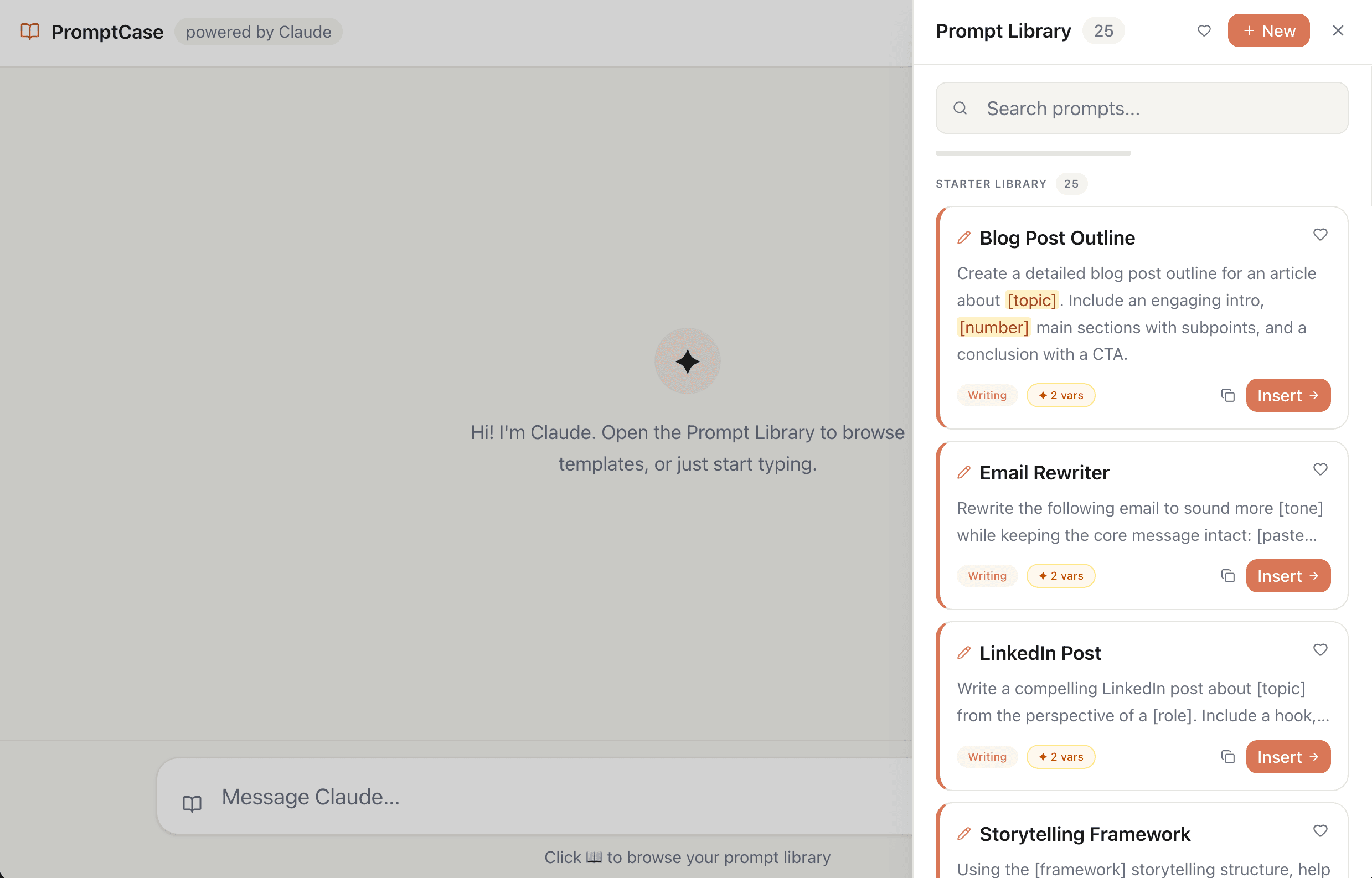 Promptcase screenshot 1